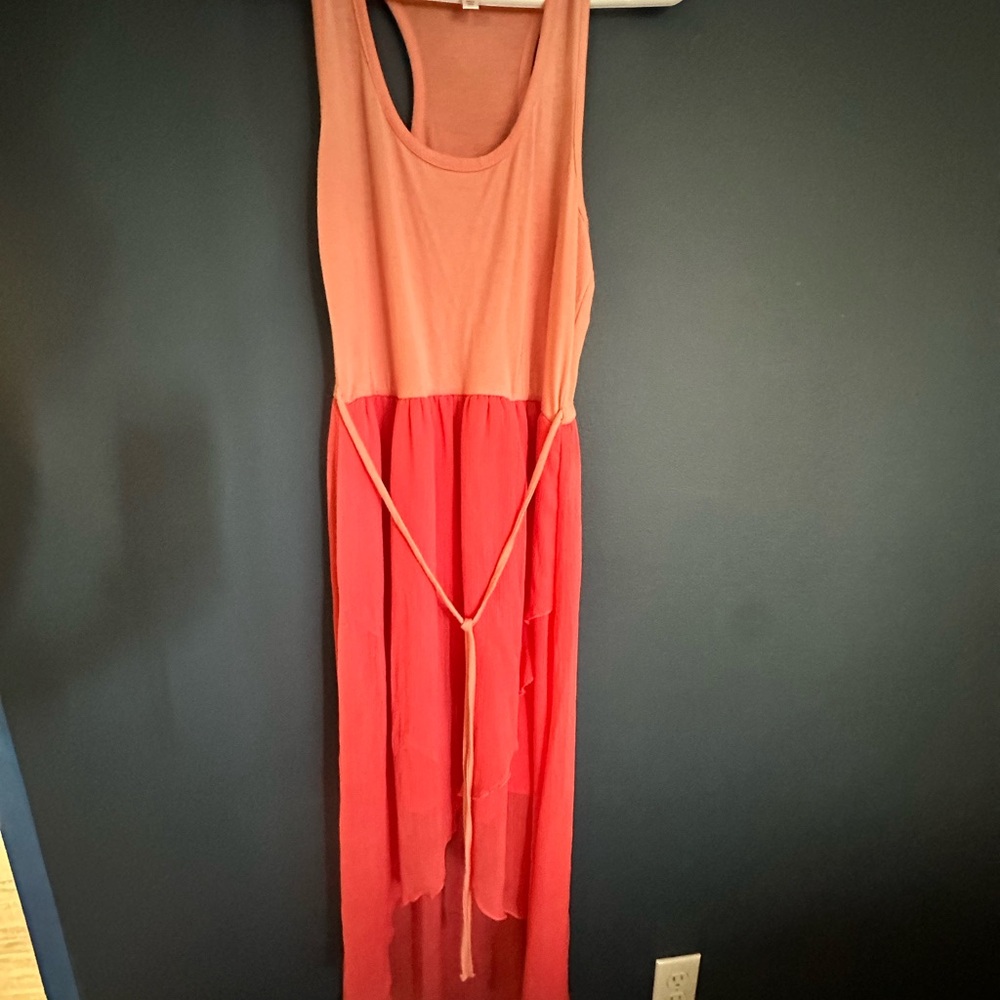 Xhilaration Peach Sleeveless Dress